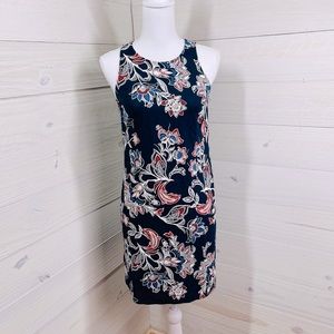 Ann Taylor NWOT Folk Floral Shift Dress XSP FREE SHIP